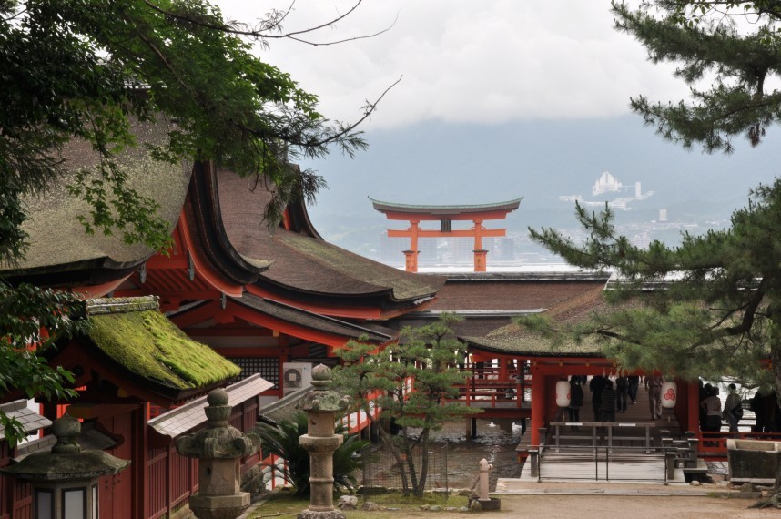 famous Tori of Miyajima